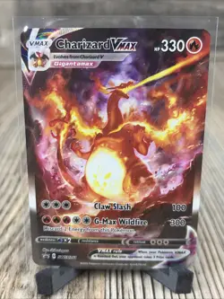 Pokemon Charizard VMAX Black Star Promo SWSH261 Trading Card NM - Image 1