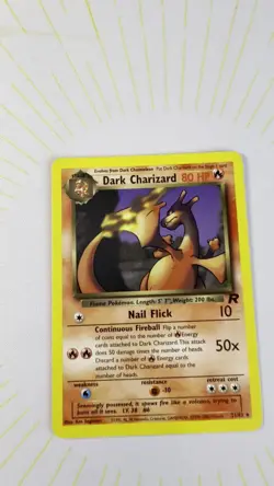 Dark Charizard Team Rocket 21/82 Non-Holo Card LP ✨🔥 - Image 2