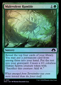 Malevolent Rumble - Foil - MTG Cards Shop - Image 1
