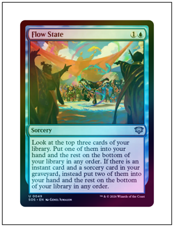 1x Flow State, Foil, Magic the Gathering MTG NM - Image 1
