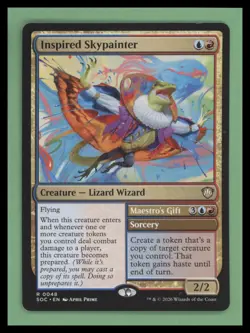 Inspired Skypainter - Secrets of Strixhaven - NM-Mint - MTG - Image 1