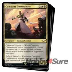 Company Commander X4 M/NM Magic: The Gathering MTG Warhammer 40,000 - Image 1