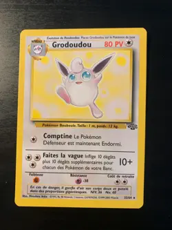 Carte Pokemon : Grodoudou 32/64 Edition 2 Jungle Wizards Francaise - Image 1