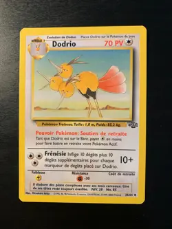 Carte Pokemon : Dodrio 34/64 Edition 2 Jungle Wizards Francaise - Image 1