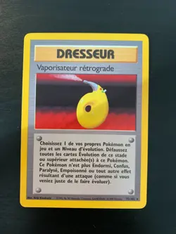 Carte Pokemon : Vaporisateur Retrograde 72/102 Edition 2 Set de Base Wizards FR - Image 1