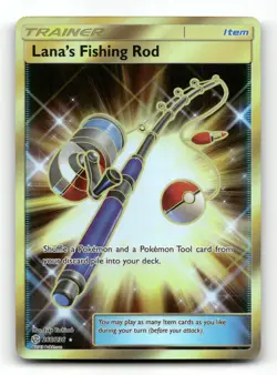 Lana's Fishing Rod 266/236 - Cosmic Eclipse - Pokemon Card NM/M - Image 1