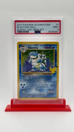 Pokemon Blastoise PSA 9 Turtok Holo 2/102 Set Base 🏴󠁧󠁢󠁥󠁮󠁧󠁿 ENG... - Image 1