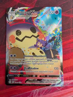 Pokemon TCG Mimikyu VMAX TG17/TG30 Brilliant Stars Trainer Gallery - NM - Image 1