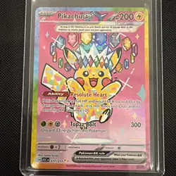 Pikachu ex 277/217 Special Illustration Rare (SIR) | Ascended Heroes | Near Mint - Image 1