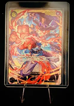 OP07-118 Sabo SEC Foil Japanese One Piece TCG Card - Image 1