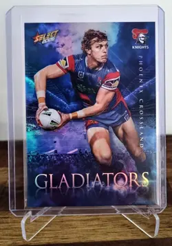 NRL 2026 League Heroes | Gladiators | #G74 | #01/599 | Phoenix Crossland Knights - Image 1