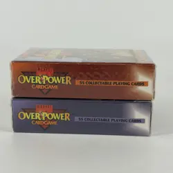 1995 Marvel OverPower Clobberin Time & Deadly Foes New Sealed Booster Packs - Image 5