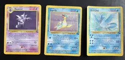 Pokemon Cards Bundle WOTC Jungle Fossil – Holo Articuno Lapras Haunter 32 Cards - Image 2