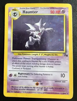 Pokemon Cards Bundle WOTC Jungle Fossil – Holo Articuno Lapras Haunter 32 Cards - Image 4