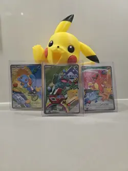 Pokemon x2 First Partner Illustration Bulbasaur Charmander Squirtle Kanto - Image 1