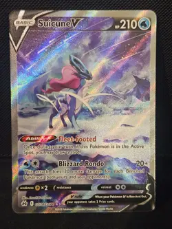 SUICUNE V #GG38/GG70 NM GALARIAN GALLERY CROWN ZENITH Pokemon ENGLISH - Image 1