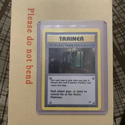 Pokemon TCG the Rocket's Training Gym Heroes Card 104/132 Rare Near Mint NM - Image 1