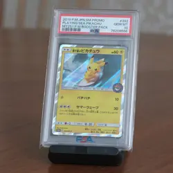 Playing In The Sea Pikachu 392/SM-P PSA 10 Sm Promo Pokemon Card Game - Image 1