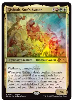 Gishath, Sun’s Avatar - Promo - MTG P 0011 Magic the Gathering Card - Image 1