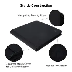 12 Pocket 1104 Card Binder, Large Ringless Side Loading Pockets Trading Card ... - Image 4