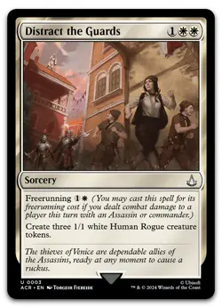 Distract the Guards #3 (NM) Assassin's Creed ACR Magic MTG - Image 1