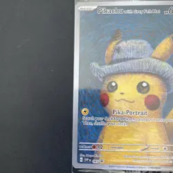Van Gogh Pikachu with Grey Felt Hat SVP 085 Promo Pokemon Card New Sealed - Image 4