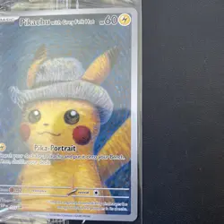 Van Gogh Pikachu with Grey Felt Hat SVP 085 Promo Pokemon Card New Sealed - Image 5