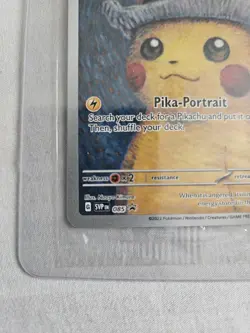PIKACHU VAN GOGH WITH GREY FELT HAT SVP EN 085 PROMO POKEMON CARD-SEALED - Image 3