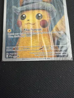 SEALED Van Gogh Pikachu With Grey Felt Hat SVP. Promo 085 Pokemon Card TCG - Image 2