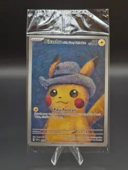 Pikachu with Grey Felt Hat - SVP 085 - Pokemon x Van Gogh collaboration - Sealed - Image 2