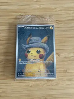 Pokemon TCG: Van Gogh Pikachu with Grey Felt Hat SVP 085 Promo Card - New Sealed - Image 4