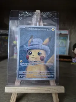 Pokemon TCG: Van Gogh Pikachu with Grey Felt Hat SVP 085 Promo Card - New Sealed - Image 1