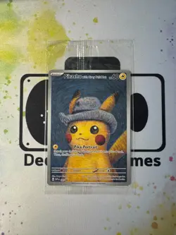 Pokemon TCG: Van Gogh Pikachu with Grey Felt Hat SVP 085 Promo Card - New Sealed - Image 1