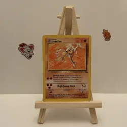 Hitmonlee Rare Pokemon Card - Fossil 22/62 - Image 1