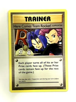 Here Comes Team Rocket! 113/108 Secret Rare Evolutions Pokemon Near Mint - Image 1
