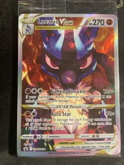 Pokemon TCG Lucario VSTAR SWSH291 SWSH Black Star Promos Factory sealed - Image 2