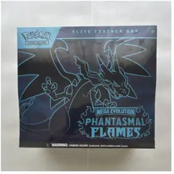 Pokemon Mega Evolution Phantasmal Flames Elite Trainer Box Promo Booster - Image 1