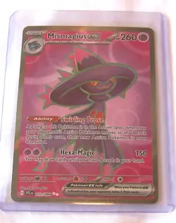 Mismagius ex 112/094 Ultra Rare Phantasmal Flames Pokemon Near Mint, Mint - Image 1