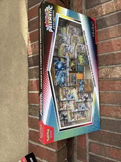 Pokemon Lucario Ex Tyranitar Ex Premium Collection Prismatic Evolution wear box - Image 1