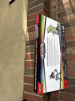 Pokemon Lucario Ex Tyranitar Ex Premium Collection Prismatic Evolution wear box - Image 2