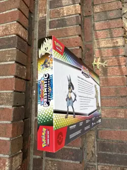 Pokemon Lucario Ex Tyranitar Ex Premium Collection Prismatic Evolution wear box - Image 4