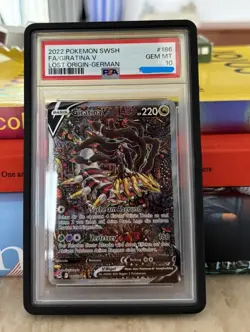 GIRATINA V 186/196 PSA 10 - Lost Origin Pokemon Sword & Shield 2022 - Image 3
