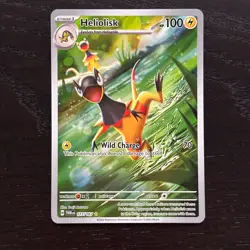 Heliolisk 177/167 Pokemon Twilight Masquerade SV Illustration Rare Full Art NM - Image 1