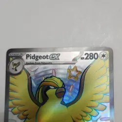 Pokemon Pidgeot ex 221/091 SV: Paldean Fates Full Art Ultra Rare Holo 280 HP - Image 4