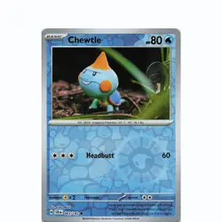 Chewtle 43/142 Common Stellar Crown Pokemon Reverse Holo Near Mint - Image 1