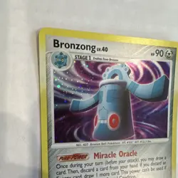 Pokemon TCG Bronzong Mysterious Treasures 6/123 Holo Rare 90 HP English 2007 - Image 3