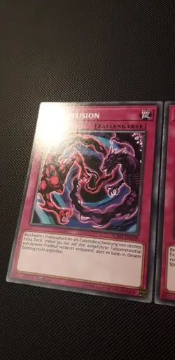 Yu-Gi-Oh! 3x Nekrofusion, SDSH-DE039/SOFU-DE075, Common, 1. Auflage, Near Mint - Image 2