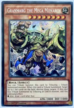 MP14-EN158 Granmarg the Mega Monarch - Secret Rare 1st Edition Lightly Played - Image 1