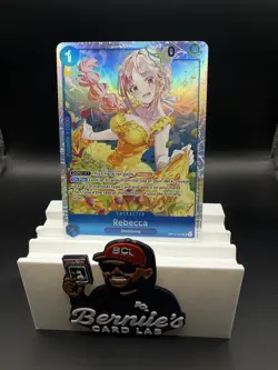 2026 One Piece Adventure on Kami's Island Rebecca Super Rare #OP15-053 - Image 1