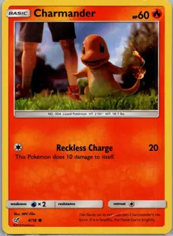 Charmander - 4/18 - Detective Pikachu - Holo - Image 1